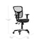 Flash Furniture Black Mesh Multifunction Chair - Roller Wheels HL-0001-RLB-GG - alternate 8